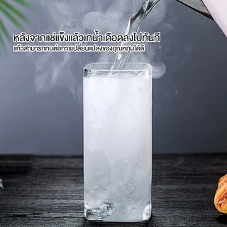 แก้วน้ำทรงสี่เหลี่ยม สำหรับใส่เครื่อมดื่ม สไตล์นอร์ดิก