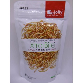 Jolly Dried Mealworms หนอนอบแห้ง 30 g