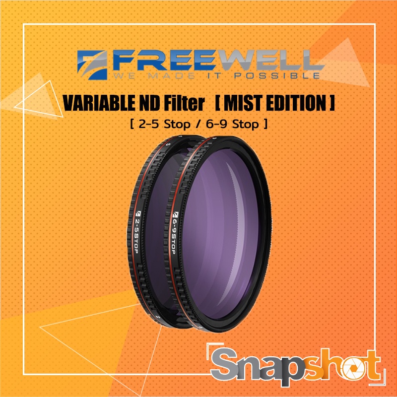 FREEWELL VARIABLE ND Filter (MIST EDITION) [ 2-5 Stop / 6-9 Stop ] FREEWELL VND Filter Mist Edition 