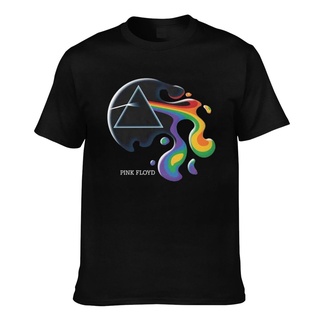 เสื้อยืดวงดนตรีเสื้อยืด พิมพ์ลายกราฟฟิค Pink Floyd Melting Prism ดีไซน์ใหม่all size