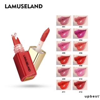 LAMUSELAND ลิควิดลิปสติก เนื้อแมตต์ กันน้ำ 12 สี upbest