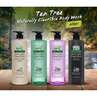 500 มล. Tea Tree 🌳 🌿ครีมอาบน้ำ ช่วยลดแบคทีเรีย 99.99%