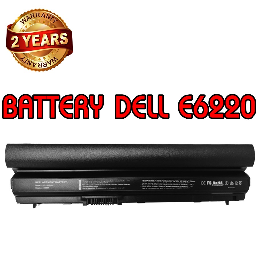 รับประกัน 2 ปี BATTERY DELL E6320 แบตเตอรี่ เดล RFJMW FRROG E6120 E6220 ...