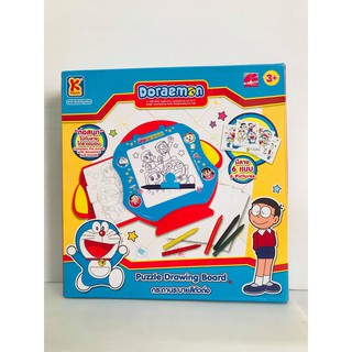 กระดานระบายสีตัวต่อลายโดเรม่อน Puzzle Drawing Board