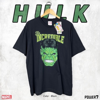 เสื้อยืดผ้าฝ้ายพิมพ์ลายขายดี เสื้อยืดการ์ตูน ลาย มาร์เวล HULK ลิขสิทธ์แท้ MARVEL COMICS  T-SHIRTS (MVX-034)