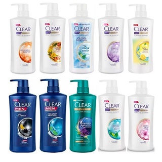 CLEAR Anti-Dandruff Shampoo เคลียร์แชมพูขนาด 400 มล.แก้คัน ขจัดรังแค (เลือกสูตร)