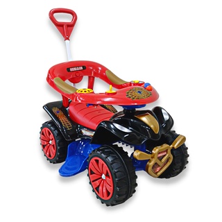 Andador Infantil Spider Car Com Haste Direcionável e Buzina Eletrônica