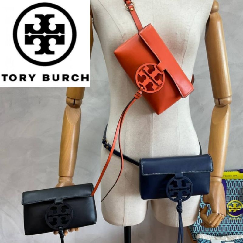 กระเป๋า Tory Burch Miller Belt Bag คาดเอว คาดอก แท้💯 ส่งฟรี | Shopee  Thailand