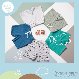 กางเกงขาสั้นเชือกผูก เจ็ดสี ชุดเด็ก เสื้อผ้าเด็ก Baby boys &amp; Todller SHORT mariam family #2