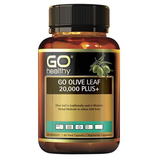 Go Healthy Olive Leaf 20000 Plus+ 60 Vege Capsules Exclusive Size