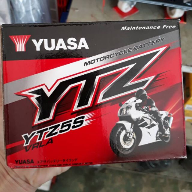 YTZ5Sแบตเตอรี่ยัวซ่า
