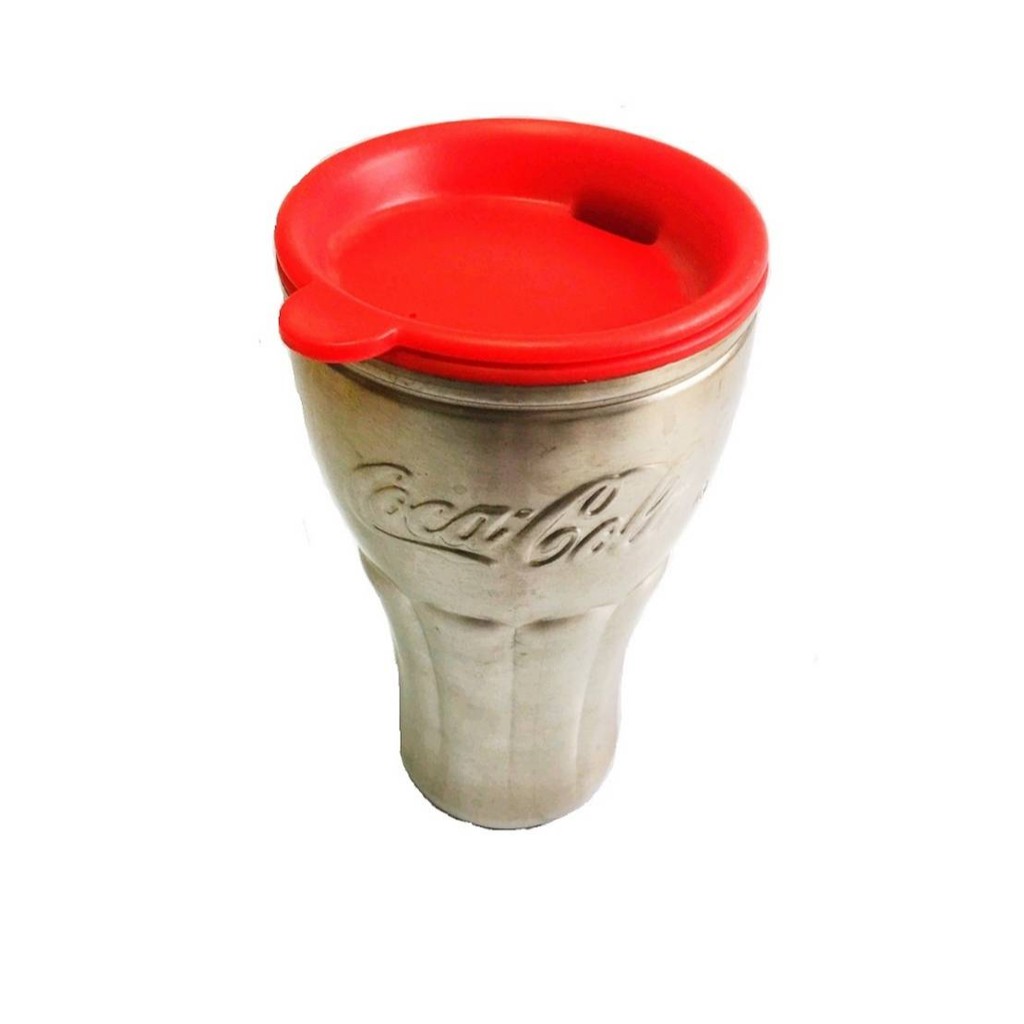 ของสะสมโค๊ก แก้วโค๊กสแตนเลส Stainless Steel Coca Cola Thermo Travel Mug ของแท้