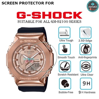 Casio G-Shock GM-S2100 Royal Oak TMJ Series 9H ฟิล์มกระจกนิรภัยกันรอยหน้าจอ GMS2100