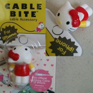 กันสายชาร์ตหัก Cable Mascot ลาย คิตตี้ Kitty