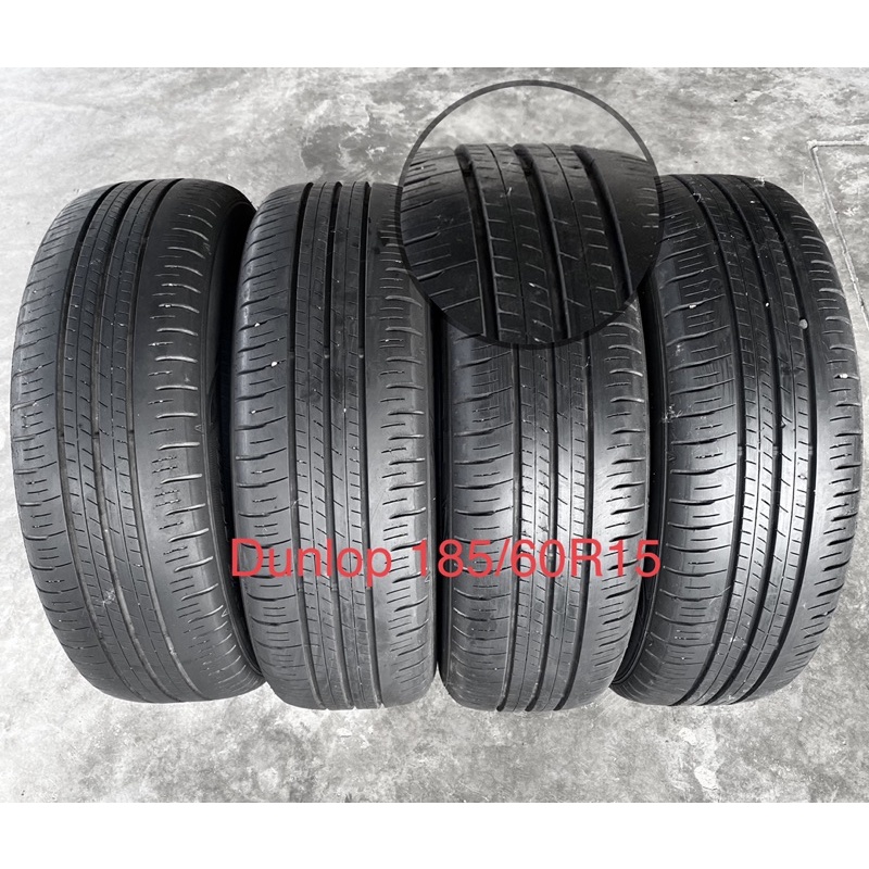 ยางมือสอง Dunlop 185/60R15