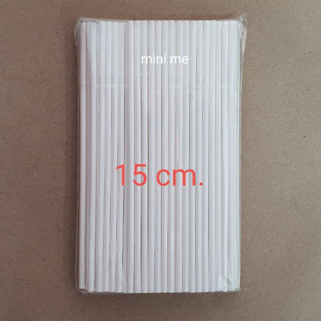 ไม้โรลลี่ป๊อป ไม้เสียบ เค้กป๊อป 15 ซม. (100 แท่ง)