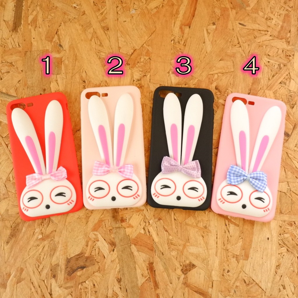 เคสกระต่าย 3D หูตั้งได้ Iphone 7 plus/ 8 plus