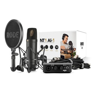 RODE NT1/Ai1 Kit Studio Set *ของแท้รับประกัน 1ปี* ชุดไมค์คอนเดนเซอร์/ออดิโออินเตอร์เฟส, Shock mount/ Pop Filter /สายไมค์