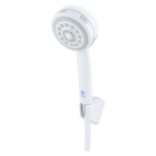 ชุดฝักบัวสายอ่อน RASLAND RA WA007 สีขาว HAND SHOWER SET RASLAND RA WA007 WHITE