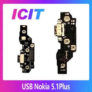 Nokia 5.1 Plus / nokia5.1+ อะไหล่สายแพรตูดชาร์จ แพรก้นชาร์จ Charging Connector Port Flex Cable（ได้1ชิ้นค่ะ) ICIT 2020