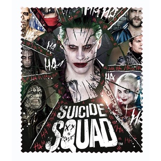 สั่งทำ ผ้าเช็ดแว่นตา ผ้าเช็ดแว่น ผ้าเช็ดเลนส์ ผ้าเช็ดจอ ภาพยนตร์ หนัง Suicide Squad ทีมพลีชีพ มหาวายร้าย