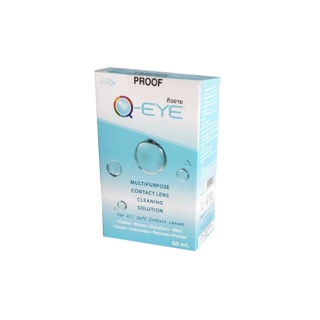 SALE น้ำยาล้างคอนแทคเลนส์ Q-Eye Qeye