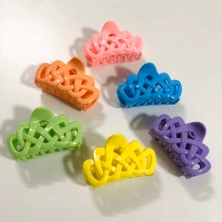 กิ๊บหนีบผม ลายตาข่าย No.23 (6 ชิ้น / แพค) Hair Claw Hair Clip