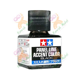 TAMIYA 87131 น้ำยาตัดเส้น Panel Line Accent Color - Black 40ML