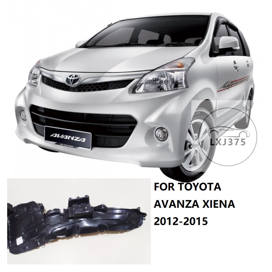 บังโคลนหน้ารถยนต์ สําหรับ Toyota AVANZA XIENA 2012 2013 2014 2015