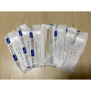 HNH001 พร้อมส่ง THAI GAUZE ไม้พันสำลีปราศจากเชื้อ บรรจุในซอง sterile (Cotton Swab) size S/7-M/14-L/25