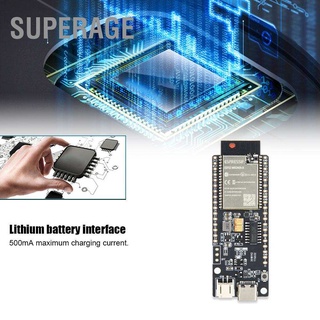 Superage Esp32 Wrover B โมดูลบลูทูธ และ Wifi 4Mb อินเทอร์เฟซแบตเตอรี่ลิเธียม 500Ma