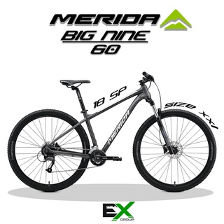 จักรยานเสือภูเขา MERIDA BIG NINE 60 เฟรมอลู 18SP  SHIMANO 29ER MERIDA MTB 2021 [มีของพร้อมส่ง] [ขนส่งภายในประเทศ]