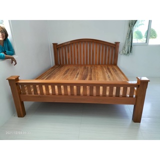 เตียงซีแบน 3.5-5-6 ฟุต ไม้สักแท้100%((ส่งฟรียกเว้นภาคใต้))