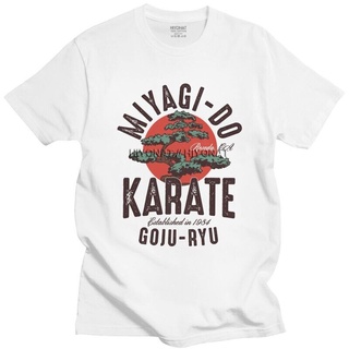 [COD]เสื้อยืดแขนสั้น ผ้าฝ้าย ลาย Miyagi Do Inspired Karate Kid Cobra Kai สไตล์ญี่ปุ่น ของขวัญ สําหรับผู้ชาย