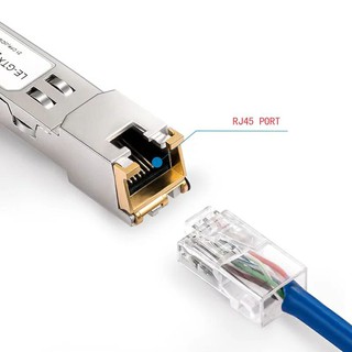 Gigabit RJ45 SFP Module 1000Mbps SFP Copper RJ45 SFP Transceiver Module Compatible with Cisco/Mikrotik Gigabit Ethernet