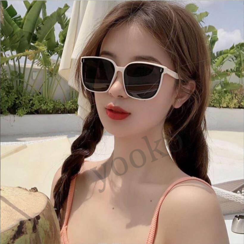 Yooko ผู ้ หญิงแฟชั ่ นใหม ่ แว ่ นกันแดด KUKUKU UV400