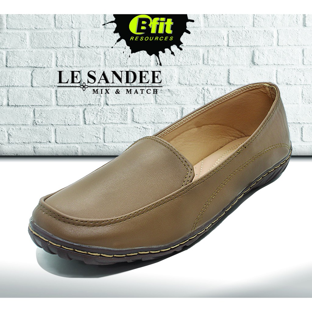 [LESANDEE] Ladies Comfort Shoes x Khaki PML-1117-69