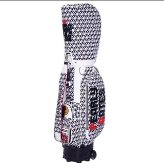 golf bag in stock[GOLF BAG IN STOCK]ของใหม่PEARLYGATESกระเป๋ากอล์ฟ ชายและหญิงกับไหล่เดียวสวมทนPGยิ้มรถเข็นสโมสร
