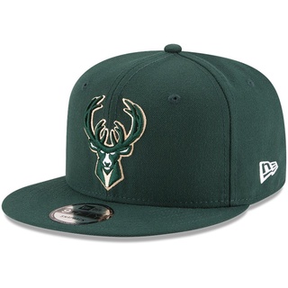 พร้อมส่ง หมวกบาสเก็ตบอล กันแดด Milwaukee Bucks