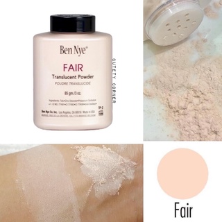 Ben Nye Fair Translucent Powder 85g. แป้งฝุ่นเบนนาย