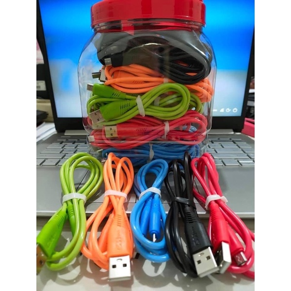 Macaron GM tech 2.1A Data Cable สายกลมไมโครต่อชิ้น