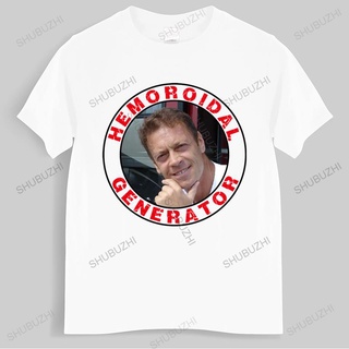 [COD]เสื้อยืด ผ้าฝ้าย พิมพ์ลาย Hemoroidal Generator parody Rocco Siffredi สีขาว แฟชั่นฤดูร้อน สําหรับผู้ชายS-5XL