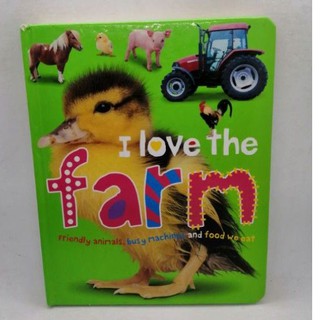 I love the Farm. Board book by Priddy books -K