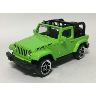 รถเหล็ก Majorette Jeep Wrangler สีเขียว