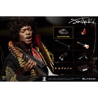 BLITZWAY BW-UMS 11201 1/6 Scale : Jimi Hendrix ACTION FIGURE