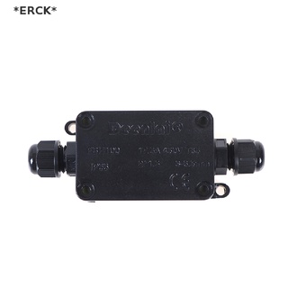 Erck กล่องเชื่อมต่อสายเคเบิล กันน้ํา IP66 2 ทาง พร้อมขั้วต่อ 450V