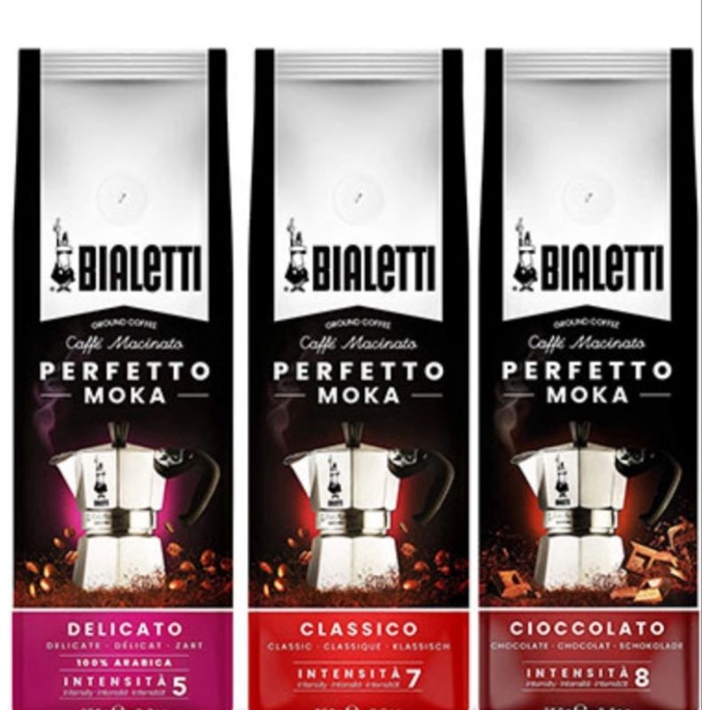 กาแฟบด BIALETTI PERFETTO​ MOKA​ GROUND ​COFFEE​ จาก อิตาลี​ ขนาด250 g