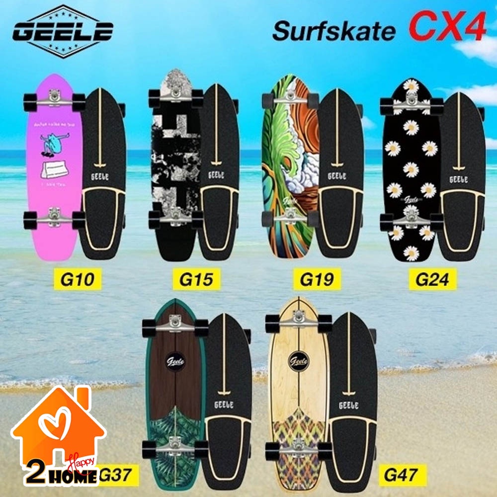 SurfSkate เซิร์ฟเสก็ต สเก็ตบอร์ด Skateboards GEELE CX4 สเก็ตบอร์ดแฟชั่น