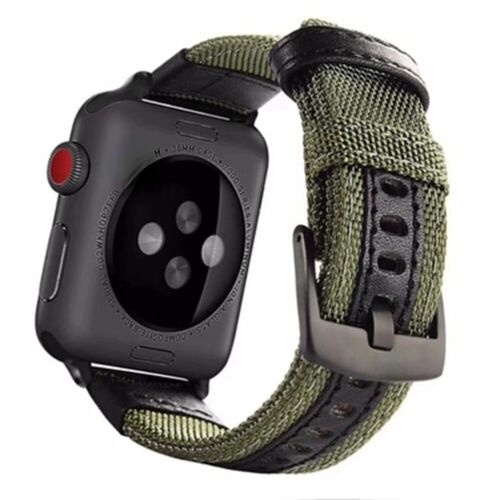 สายนาฬิกาข้อมือหนังไนล่อน สําหรับ Apple Watch iWatch Band Series 8 7 6 5 4 3 2 1 SE 2022 Pro Ultra 49 มม. 45 มม. 41 มม. 38 มม. 40 มม. 42 มม. 44 มม.