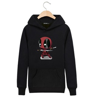 Aimoo Hoodies เสื้อคู่รัก Deadpool เสื้อเก็ตบอร์ดผู้ชายผ้าฝ้าย For Men and Women Big Size 4XL 1229B